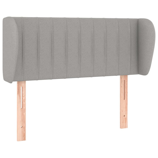 Wezgłowie Szary 103 x 23 x 78/88 cm Tkanina vidaXL 497300