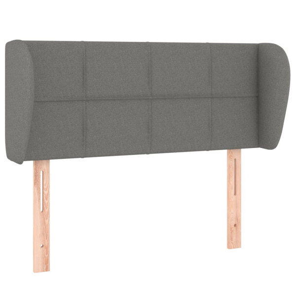 Wezgłowie Szary 103 x 23 x 78/88 cm Tkanina vidaXL 517520