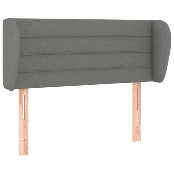 Wezgłowie Szary 103 x 23 x 78/88 cm Tkanina vidaXL 532979