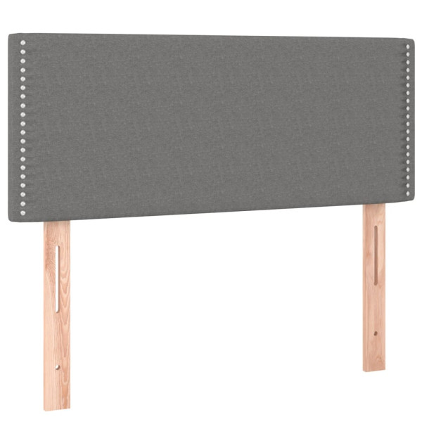 Wezgłowie Szary 80 cm Tkanina Niski vidaXL 380758