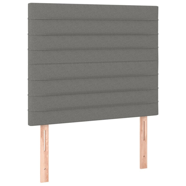 Wezgłowie Szary 80 x 5 x 118/128 cm Tkanina vidaXL 533308